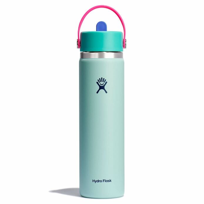 24 oz Wide Mouth Water Bottle w/ Flex Straw Cap - Image 38