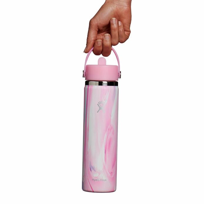 24 oz Wide Mouth Water Bottle w/ Flex Straw Cap - Image 73