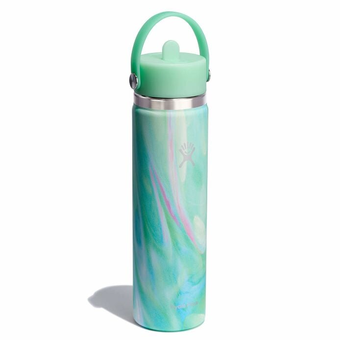 24 oz Wide Mouth Water Bottle w/ Flex Straw Cap - Image 75