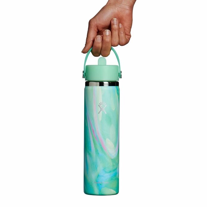 24 oz Wide Mouth Water Bottle w/ Flex Straw Cap - Image 76