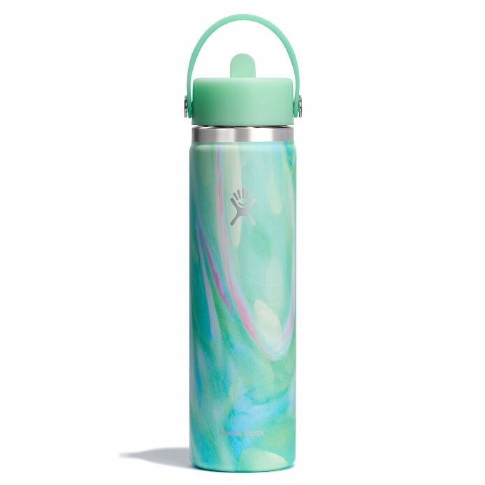 24 oz Wide Mouth Water Bottle w/ Flex Straw Cap - Image 74