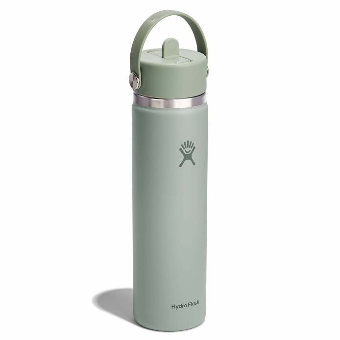 24 oz Wide Mouth Water Bottle w/ Flex Straw Cap - Image 54